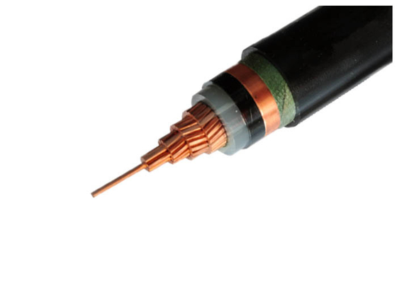الصين 1 × 240 sqmm 33kV XLPE معزول كابل منتصف الجهد IEC 60502-2 الكابلات الكهربائية المزود