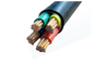 شهادة CE 0.6 / 1kV PVC معزول الكابلات الطاقة أربعة النواة النحاس موصل كبل الكهربائية المزود