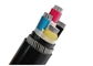 XLPE / PVC العزل PVC غمد مدرعة الكابلات الكهربائية / تحت الأرض كابل الجهد المنخفض المزود