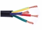 PVC كابل الأسلاك الكهربائية مغمد مع موصل النحاس المرن 4 كور الكابلات المرنة المزود