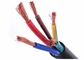 PVC كابل الأسلاك الكهربائية مغمد مع موصل النحاس المرن 4 كور الكابلات المرنة المزود