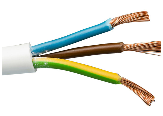 الصين كابل سلك واحد ملون من مجموعة شنغهاي شنغهوا، سلك معزول PVC، درجة حرارة الموصل القصوى 70 درجة مئوية المزود