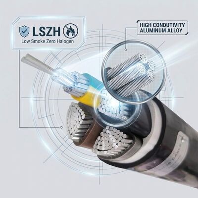 الصين NYY 1x120mm2 PVC Insulated Single Core Cable 90C Power Station 0.6/1kV IEC60502 مزود
