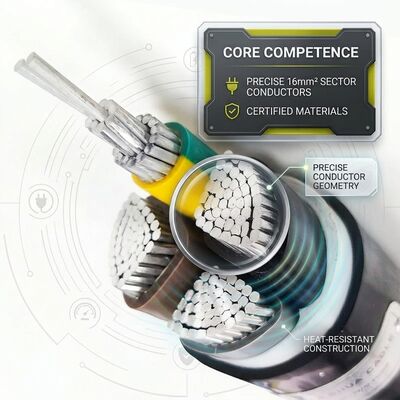 الصين NYY-J 4x16mm2 PVC Insulated Cable 125C High Temperature Furnace Power Cable IEC60502 مزود