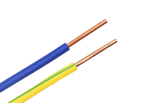 الصين 2.5 SQMM الصلبة النحاس موصل PVC معزول سلك الكابلات الكهربائية غير سترة المزود