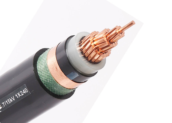 3 أساس XLPE عازل MV كابل الطاقة المتدفقة الموصل النحاس لوضع Shenghua المزود