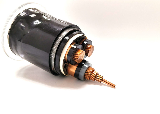 شانغهاي شينغهوا 33kV واحد النواة النحاس XLPE العزل سلك الطاقة المدرع 19 المزود
