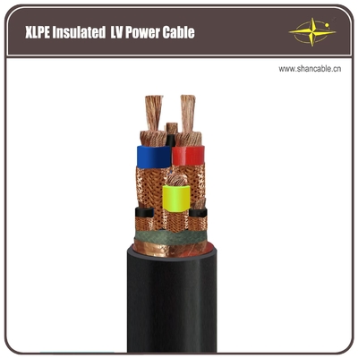 0.6kv خمسة النواة XLPE الكابل العازل للتطبيقات الصناعية المزود