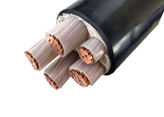 تصنيف الجهد 300 فولت سلك الفولاذ متعدد النواة 1.5mm2 إلى 400mm2 حجم الكابل لتطبيقات العمل الثقيل المزود
