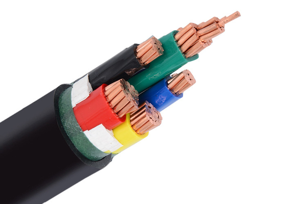 كابل شنغهاي شنغوا U-1000V غير مصفح بثلاثة نوى موصل ألومنيوم معزول ومغلف بمادة PVC المزود