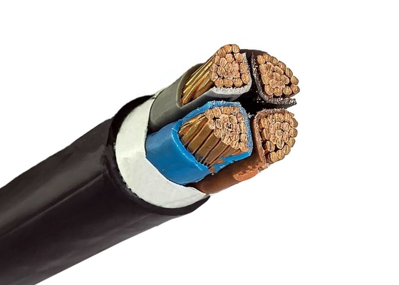 كابل شنغهاي شنغوا U-1000V غير مصفح بثلاثة نوى موصل ألومنيوم معزول ومغلف بمادة PVC المزود