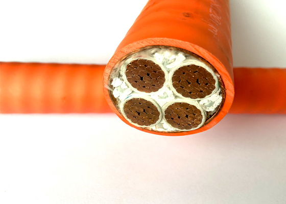 كابل كهرباء شانغهاي شينغهوا الكهربائي FRC 4 النواة كابل مقاوم للحرارة 1.5mm - 800mm درجة حرارة 90 °C المزود