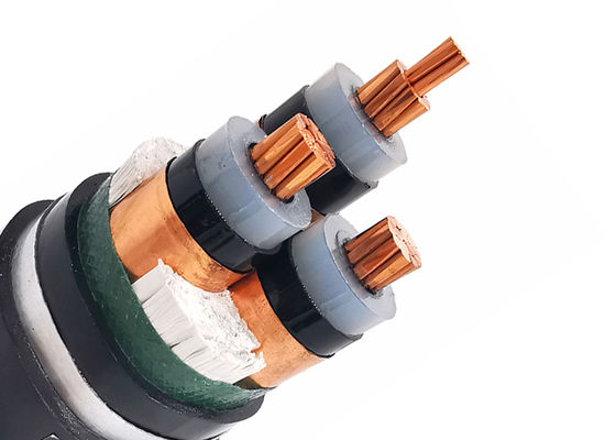 كابل شنغهاي شنغوا الاحترافي المدرع بشريط فولاذي SQMM، 3 نوى، مخصص YJLV22 3x300 المزود