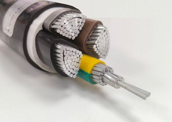N2XRY 4x35mm2 النحاس الخالي من الأوكسجين PVC الحاجز السلك المدرع كابل الطاقة تحت الأرض 0.6 / 1kV مزود