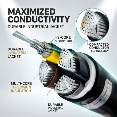Oil Resistant Chemical Resistant PVC Insulated Cable 450/750V 3 Core Industrial Use مزود