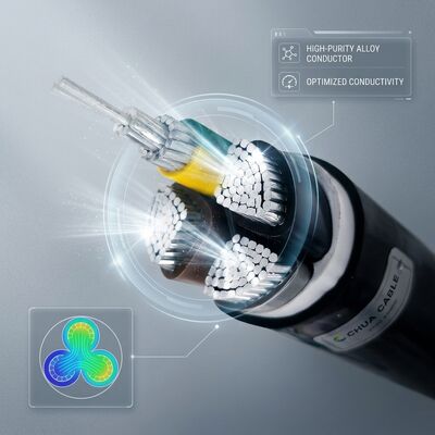 NYY 4x25mm2 PVC Insulated Cable 90C High Temperature Underground 0.6/1kV IEC60502 Power Wire مزود