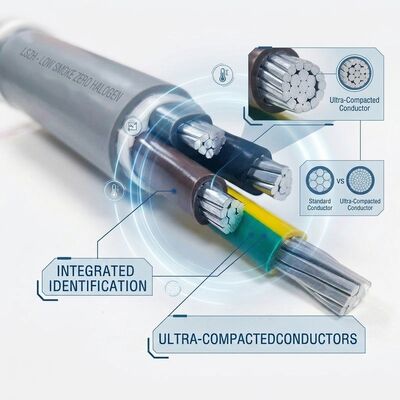 N2XCH-J 5x16mm2 Low Smoke Zero Halogen PVC Insulated Cable Tunnel 0.6/1kV IEC60502 مزود