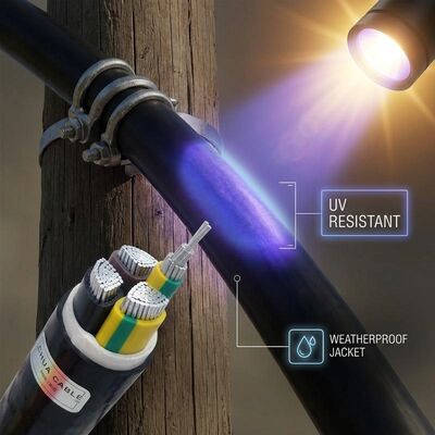 NYM 3x2.5mm2 UV Resistant PVC Insulated Cable Outdoor Lighting 450/750V IEC60228 مزود