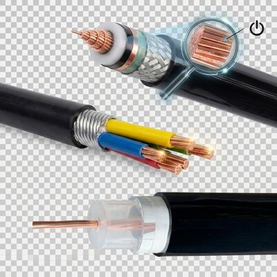Medium Voltage 12/20kV Copper Tape Screen 3x120mm2 XLPE Insulated Cable مزود