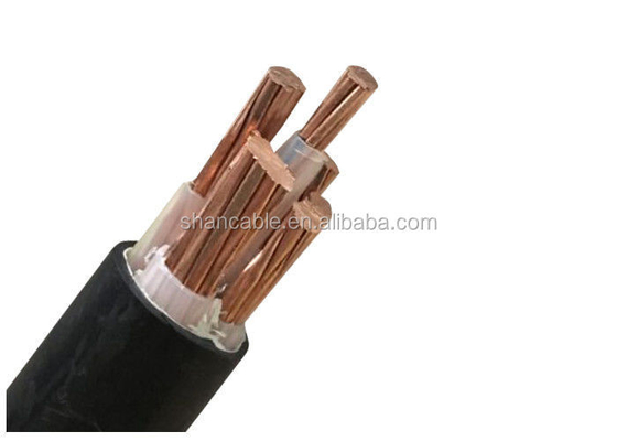 كابل الطاقة المعزول XLPE ذات الجهد المتوسط واحد النواة 3 النواة الموصل النحاسي XLPE كابل معزول N2XSY المزود