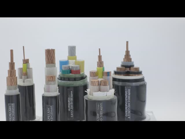 كابل طاقة عازل من PVC XLPE معقّد موصل نحاس 35KV