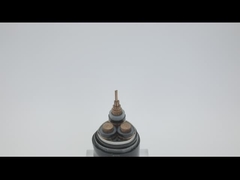 كابل AWA SWA النحاسي المدرع بطول 100 متر PVC مجدول