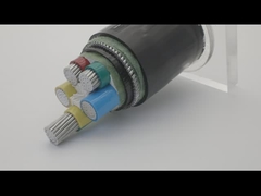 كابل AWA SWA النحاسي المدرع بطول 100 متر PVC مجدول